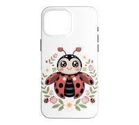 Custodia per iPhone 16 Pro Max Lucky Little Ladybug Bug Insect Garden Cute