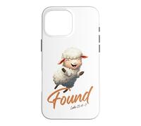 Custodia per iPhone 16 Pro Max Luke 15:4-7 Parable of the Lost Sheep Found by Jesus Christ