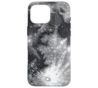 Custodia per iPhone 16 Pro Max Luna piena carina - Arte lunare lunare per gli amanti dello spazio