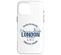 Custodia per iPhone 16 Pro Max Luoghi d'interesse di Londra Viaggio nel Regno Unito