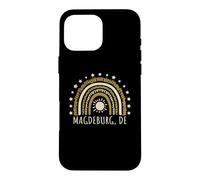 Custodia per iPhone 16 Pro Max Magdeburg DE Deutschland Germania Bel design arcobaleno