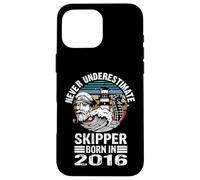 Custodia per iPhone 16 Pro Max Mai sottovalutare lo skipper Nato nel 2016 Skippertraining