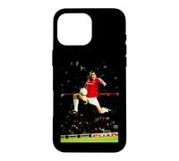 Custodia per iPhone 16 Pro Max Manchester United Eric Cantona Leap Coppa del Mondo di calcio