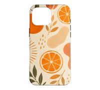Custodia per iPhone 16 Pro Max Mandarini minimalisti con motivo di frutta mandarini arancioni