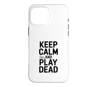Custodia per iPhone 16 Pro Max Mantieni la calma e gioca a Dead Funny Gamer Humor