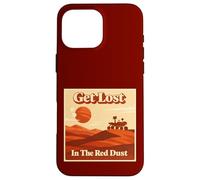 Custodia per iPhone 16 Pro Max Mars Rover Get Lost In The Red Dust Retro Space Exploration