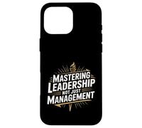 Custodia per iPhone 16 Pro Max Mastering Leadership Not Just Management Crescita -