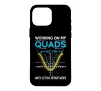 Custodia per iPhone 16 Pro Max Mathletics Working On My Quads Algebra Algebra Math Teacher