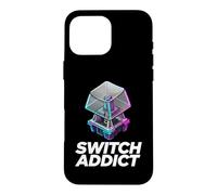 Custodia per iPhone 16 Pro Max Mechanical Keyboard Switch Addict Keeb Maker