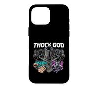Custodia per iPhone 16 Pro Max Mechanical Keyboard Thock God Custom Switch
