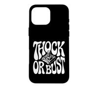 Custodia per iPhone 16 Pro Max Mechanical Keyboard Thock Or Bust Custom Switch Design