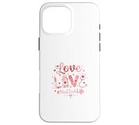 Custodia per iPhone 16 Pro Max Medical Love Word - Tema MedTech Life per infermieri