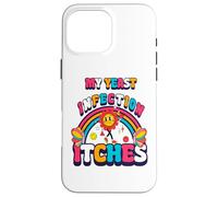 Custodia per iPhone 16 Pro Max Meme divertente La mia infezione da lievito mi prude. Strano