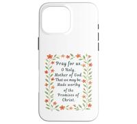 Custodia per iPhone 16 Pro Max Memorare Preghiera Devozione Beata Madre Cattolica
