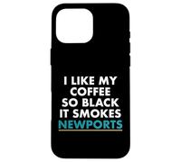 Custodia per iPhone 16 Pro Max Mi piace il mio caffè così nero...