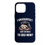Custodia per iPhone 16 Pro Max Mi sono laureato Posso tornare a letto ora Dormire Studente Bradipo