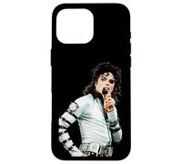Custodia per iPhone 16 Pro Max Michael Jackson dal vivo al Wembley Bad World Tour 1988
