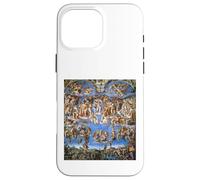 Custodia per iPhone 16 Pro Max Michelangelo Ultimo Giudizio Affresco 1536-1541 Opera d'arte