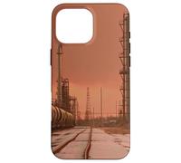 Custodia per iPhone 16 Pro Max Midwest Gothic Aesthetic Rural Train Refinery Winter Vibes