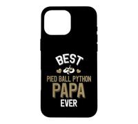 Custodia per iPhone 16 Pro Max Miglior Palle Pied Python Papa Mai Piebald Snake Lover