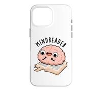 Custodia per iPhone 16 Pro Max Mind Reader Divertente Gioco di parole del cervello