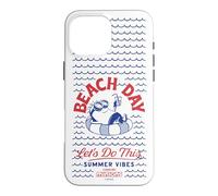 Custodia per iPhone 16 Pro Max Minions Beach Day Summer Vibes