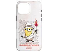 Custodia per iPhone 16 Pro Max Minions & Monsters Pyramid Schemes
