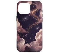 Custodia per iPhone 16 Pro Max Mistico cielo notturno grafico Pozioni incantate e celesti