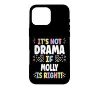 Custodia per iPhone 16 Pro Max MOLLY Personalized Women's Gift Custom MOLLY