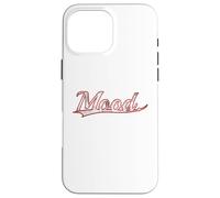 Custodia per iPhone 16 Pro Max Mood. Trendy Slang Minimalist Aesthetic Vintage Varsity