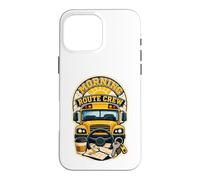 Custodia per iPhone 16 Pro Max MORNING ROUTE CREW Cruscotto Bus