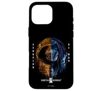 Custodia per iPhone 16 Pro Max Mortal Kombat 2 Scorpion Bi-Han Mortal Enemies