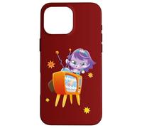 Custodia per iPhone 16 Pro Max Moshi Monsters Zaffi su Televisione Poppeteer Poppet