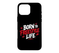 Custodia per iPhone 16 Pro Max Motivational Quote Freedom Adventure Born To Freestyle Life