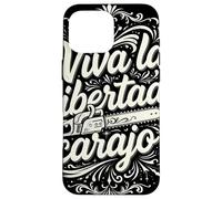 Custodia per iPhone 16 Pro Max Motosega Viva la Libertad Carajo Reformer