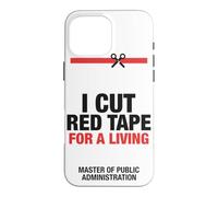 Custodia per iPhone 16 Pro Max MPA I Cut Red Tape Laurea Amministrazione Pubblica
