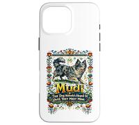 Custodia per iPhone 16 Pro Max Mudi Dog Nessuno ha sentito parlare finché non incontrano il mio