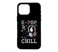 Custodia per iPhone 16 Pro Max Musica coreana K-Pop & Chill