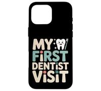 Custodia per iPhone 16 Pro Max My First Dentist Visit Kids Spazzolino da denti Smile