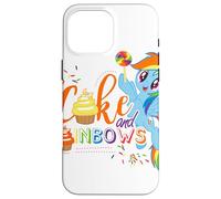 Custodia per iPhone 16 Pro Max My Little Pony Cake And Rainbow