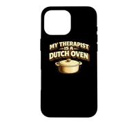 Custodia per iPhone 16 Pro Max My Therapist Is A Dutch Oven Sourdough Bread Baking Baker