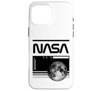 Custodia per iPhone 16 Pro Max NASA - Progetto lunare e codice a barre