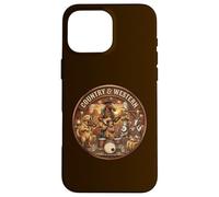 Custodia per iPhone 16 Pro Max Nashville Tennessee Country & Western Musica Capybara Axolotl