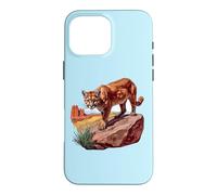 Custodia per iPhone 16 Pro Max Nature Big Cat Cougar Mom Mountain Lion Panther Puma Lover