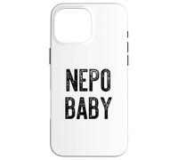 Custodia per iPhone 16 Pro Max NEPO BABY Divertente Nepotismo Ricco Privilegiato Kid Fun Meme