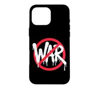 Custodia per iPhone 16 Pro Max Nessuna guerra Anti Stop War