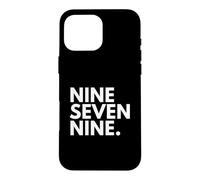 Custodia per iPhone 16 Pro Max NINE SEVEN NINE Codice area 979 College Station TX Texas Stati Uniti d'America
