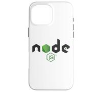 Custodia per iPhone 16 Pro Max Node.js Logo - Nodo JS - Nodejs Programmatore Software Engineer