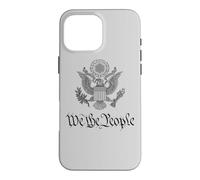 Custodia per iPhone 16 Pro Max NOI IL POPOLO AMERICANO CALDO EAGLE SEAL BANDIERA COSTITUZIONE DEGLI STATI UNITI