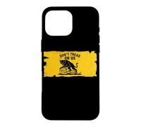 Custodia per iPhone 16 Pro Max Non calpestare noi Anarchico Gatto Nero Gadsden Parodia